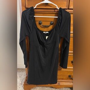 Miami Black Long Sleeve Dress